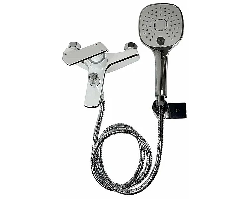 Купить Смеситель для ванны Haiba HB60548-8 Белый Хром в магазине сантехники Santeh-Crystal.ru