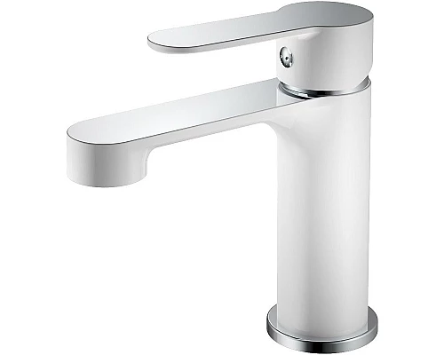 Купить Смеситель для раковины Haiba HB10557-8 Белый Хром в магазине сантехники Santeh-Crystal.ru