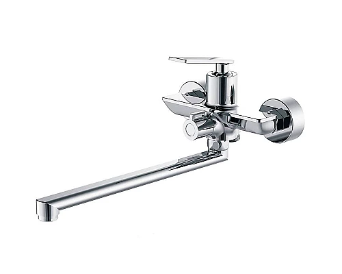 Заказать Смеситель для ванны Haiba HB22589 универсальный Хром в магазине сантехники Santeh-Crystal.ru