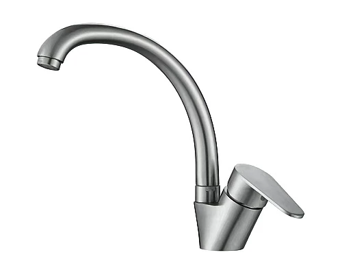 Заказать Смеситель для кухни Haiba HB41801-2 Нержавеющая сталь в магазине сантехники Santeh-Crystal.ru