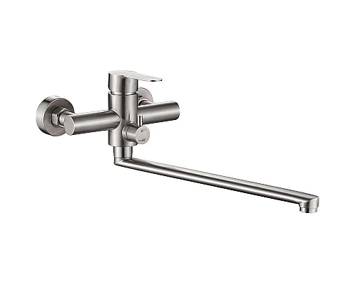 Приобрести Смеситель для ванны Haiba HB22801 универсальный Нержавеющая сталь в магазине сантехники Santeh-Crystal.ru