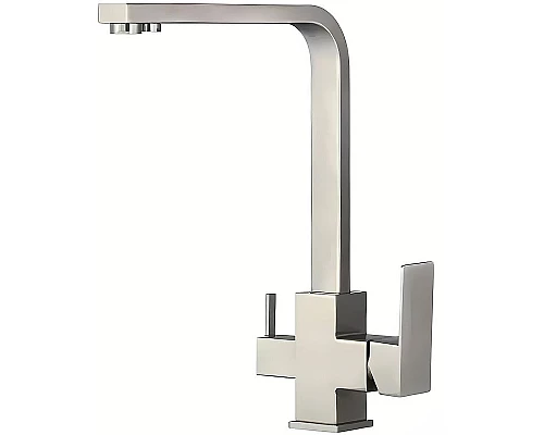 Купить Смеситель для кухни Haiba HB76803-2 Нержавеющая сталь в магазине сантехники Santeh-Crystal.ru