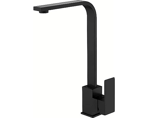 Купить Смеситель для кухни Haiba HB70803-7 Черный матовый в магазине сантехники Santeh-Crystal.ru