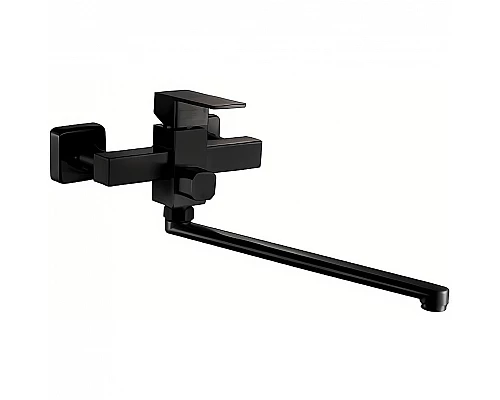 Заказать Смеситель для ванны Haiba HB22803-7 универсальный Черный матовый в магазине сантехники Santeh-Crystal.ru