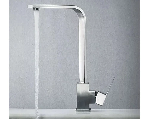 Приобрести Смеситель для кухни Haiba HB70803 Нержавеющая сталь в магазине сантехники Santeh-Crystal.ru