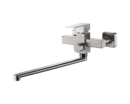 Купить Смеситель для ванны Haiba HB22803 универсальный Нержавеющая сталь в магазине сантехники Santeh-Crystal.ru