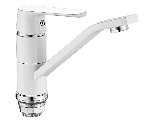 Заказать Смеситель для кухни Haiba HB45804-2 Белый Хром в магазине сантехники Santeh-Crystal.ru