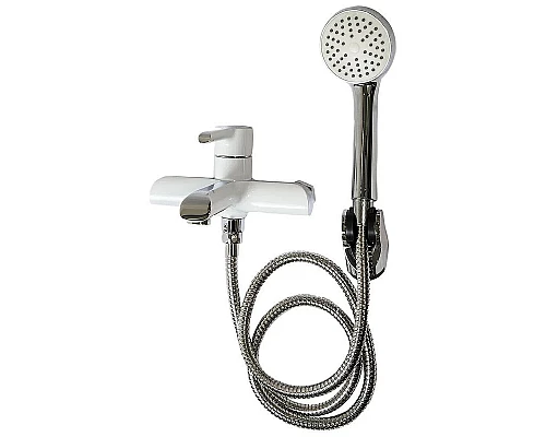 Заказать Смеситель для ванны Haiba HB60805-8 Белый Хром в магазине сантехники Santeh-Crystal.ru