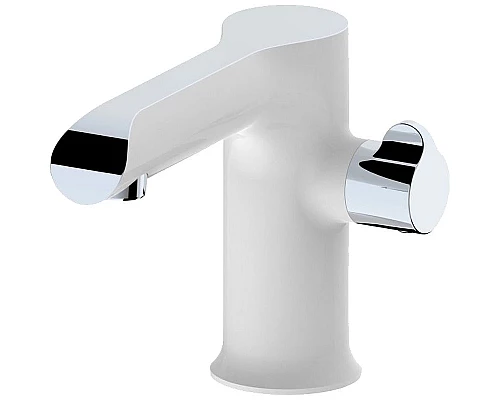 Приобрести Смеситель на борт ванны Haiba HB80805-8 Белый Хром в магазине сантехники Santeh-Crystal.ru