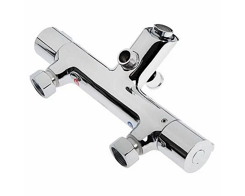 Заказать Смеситель для ванны Haiba HB60809 с термостатом Хром в магазине сантехники Santeh-Crystal.ru