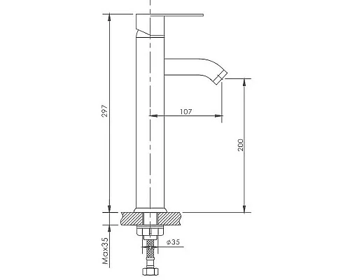 Заказать Смеситель для раковины Haiba HB11811 Хром в магазине сантехники Santeh-Crystal.ru