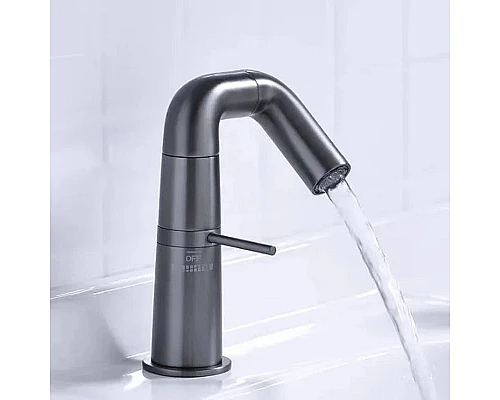 Купить Смеситель для раковины Haiba HB10813-3 Пепельный в магазине сантехники Santeh-Crystal.ru