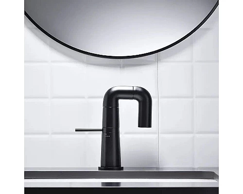 Приобрести Смеситель для раковины Haiba HB10813-7 Черный матовый в магазине сантехники Santeh-Crystal.ru