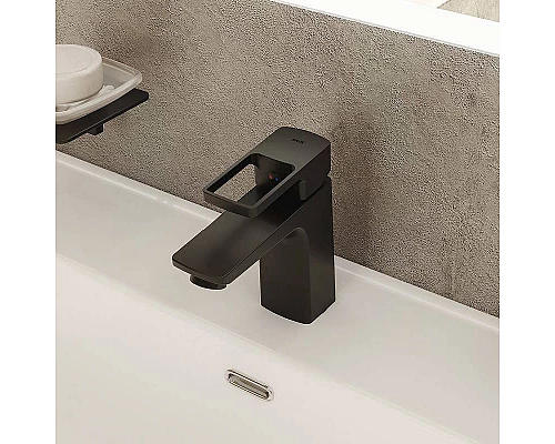 Заказать Смеситель для раковины Iddis Bild BILBL00i01 Черный матовый в магазине сантехники Santeh-Crystal.ru