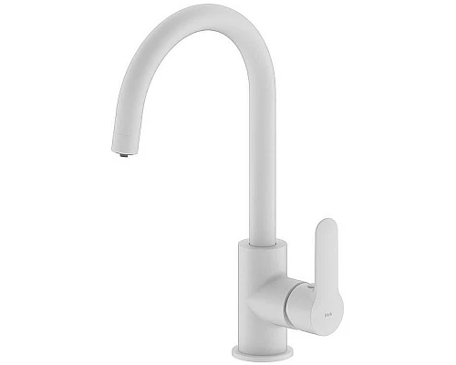 Купить Смеситель для кухни Iddis Cuba CUBWTFJi05 Белый матовый в магазине сантехники Santeh-Crystal.ru