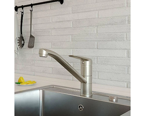 Купить Смеситель для кухни Iddis Male MALBN00i05 Сатин в магазине сантехники Santeh-Crystal.ru