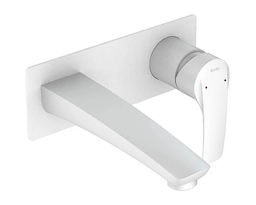 Купить Смеситель для раковины Iddis RAYWT00i65 Белый матовый в магазине сантехники Santeh-Crystal.ru