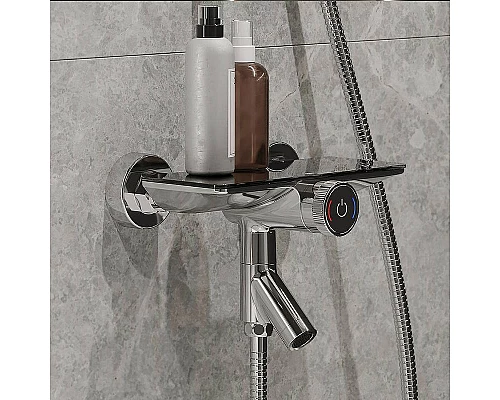 Приобрести Смеситель для ванны Iddis Shelfy SHESBBTi02WA Хром в магазине сантехники Santeh-Crystal.ru