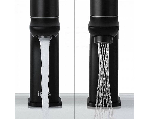 Заказать Смеситель для раковины Iddis Slide SLIBLBTi01 Черный в магазине сантехники Santeh-Crystal.ru