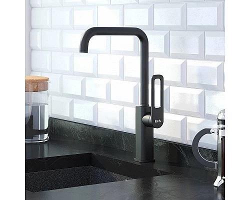 Заказать Смеситель для кухни Iddis Slide SLIBL00i05 Черный в магазине сантехники Santeh-Crystal.ru