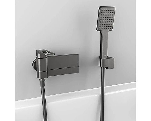 Купить Смеситель для ванны Iddis Slide SLIGM00i02 Графит в магазине сантехники Santeh-Crystal.ru