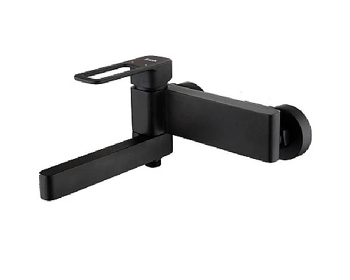 Купить Смеситель для ванны Iddis Slide SLIBL00i02WA Черный в магазине сантехники Santeh-Crystal.ru