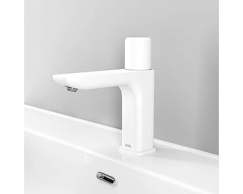 Заказать Смеситель для раковины Iddis Slide SLIWTBTi01 Белый матовый в магазине сантехники Santeh-Crystal.ru