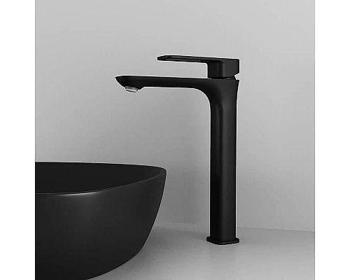 Приобрести Смеситель для раковины Iddis Slide SLIBL01i01 Черный матовый в магазине сантехники Santeh-Crystal.ru