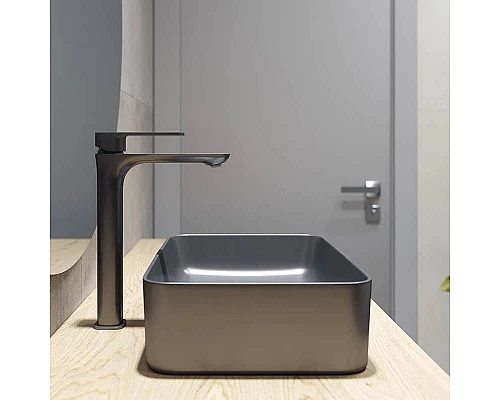 Заказать Смеситель для раковины Iddis Slide SLIGM01i01 Графит матовый в магазине сантехники Santeh-Crystal.ru