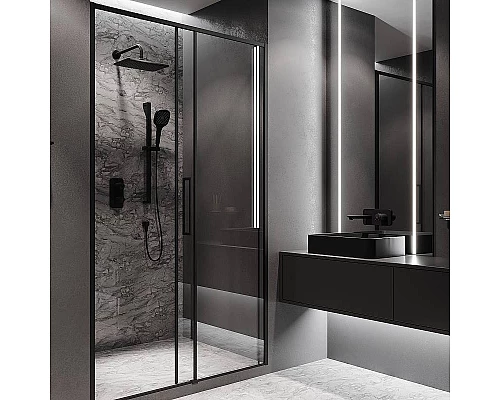 Заказать Смеситель для душа Iddis Slide SLIBLBTi67 Черный матовый в магазине сантехники Santeh-Crystal.ru