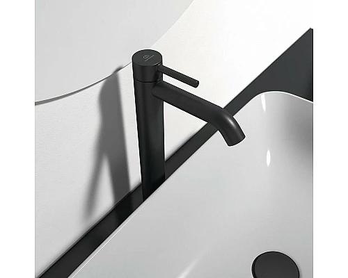 Купить Смеситель для раковины Ideal Standard Ceraline BC269XG Silk Black в магазине сантехники Santeh-Crystal.ru