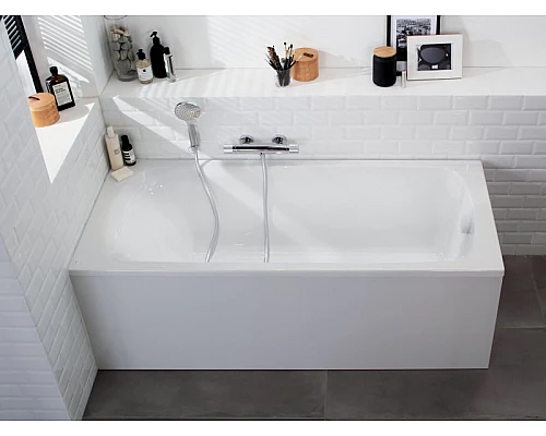 Купить Смеситель для душа Jacob Delafon Brive E24334-CP с термостатом Хром в магазине сантехники Santeh-Crystal.ru