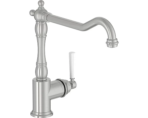 Приобрести Смеситель для кухни Jacob Delafon Cleo 1889 E24317-VS Матовая сталь в магазине сантехники Santeh-Crystal.ru