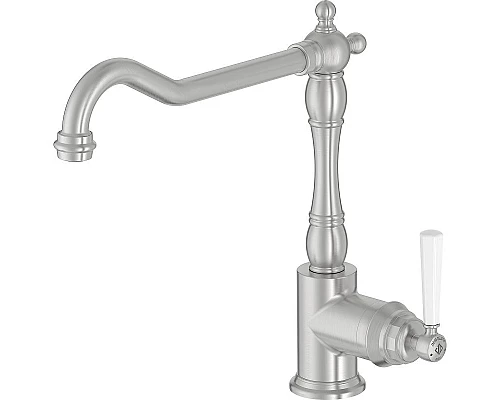 Приобрести Смеситель для кухни Jacob Delafon Cleo 1889 E24317-VS Матовая сталь в магазине сантехники Santeh-Crystal.ru