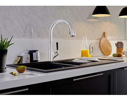 Приобрести Смеситель для кухни Jacob Delafon Malleco E77748-CP Хром в магазине сантехники Santeh-Crystal.ru