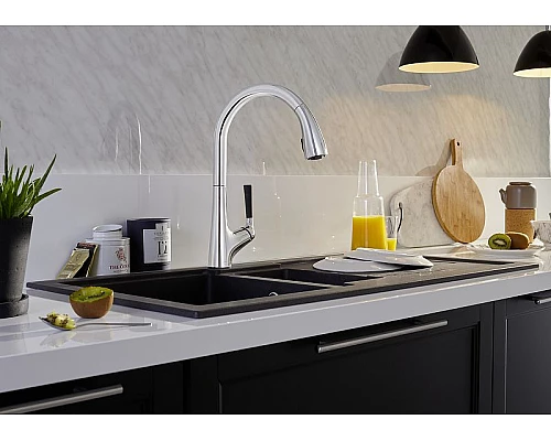 Приобрести Смеситель для кухни Jacob Delafon Malleco E562-CP Хром в магазине сантехники Santeh-Crystal.ru