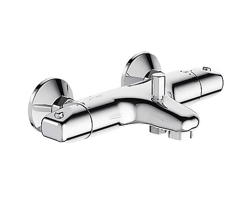 Заказать Смеситель для ванны Jacob Delafon Robust E75772-CP с термостатом Хром в магазине сантехники Santeh-Crystal.ru