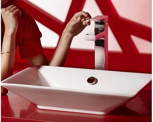 Заказать Смеситель для раковины Jacob Delafon Stayt E98340-CP Хром в магазине сантехники Santeh-Crystal.ru