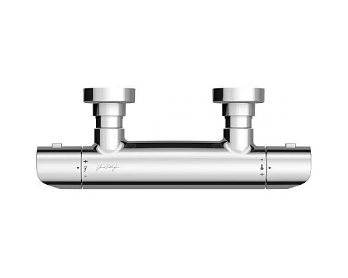 Приобрести Смеситель для душа Jacob Delafon Villette E23720-CP с термостатом Хром в магазине сантехники Santeh-Crystal.ru