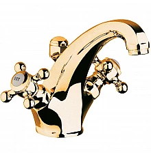 Смеситель для раковины Kludi Adlon 510104520 Золото 23 карат