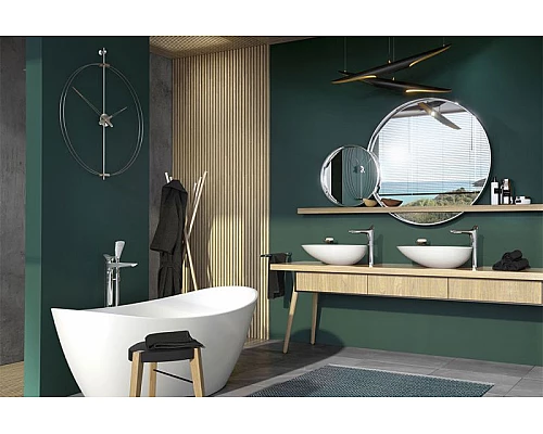 Приобрести Смеситель для раковины Kludi Ambienta 532980575 Хром в магазине сантехники Santeh-Crystal.ru