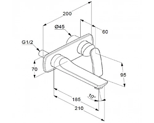 Купить Смеситель для раковины Kludi Balance 522469175 Белый Хром в магазине сантехники Santeh-Crystal.ru
