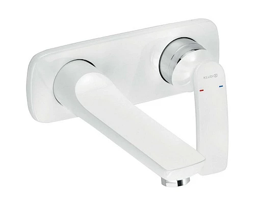 Купить Смеситель для раковины Kludi Balance 522469175 Белый Хром в магазине сантехники Santeh-Crystal.ru