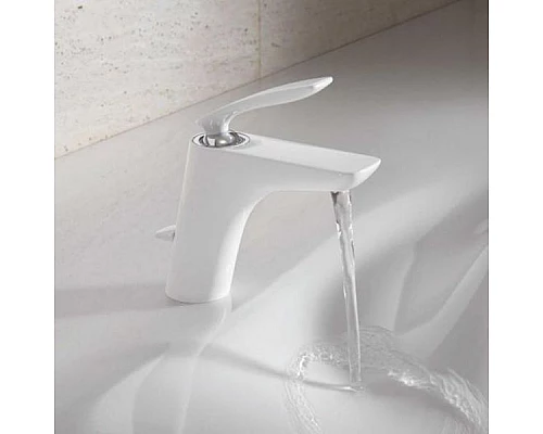 Заказать Смеситель для раковины Kludi Balance 520239175 Белый Хром в магазине сантехники Santeh-Crystal.ru