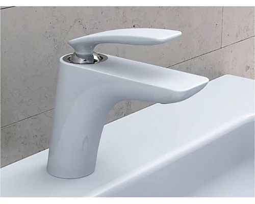 Заказать Смеситель для раковины Kludi Balance 520239175 Белый Хром в магазине сантехники Santeh-Crystal.ru