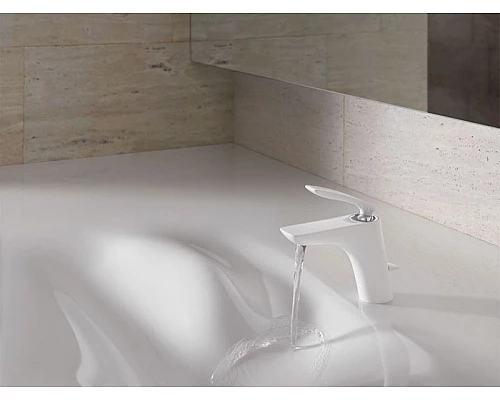 Заказать Смеситель для раковины Kludi Balance 520239175 Белый Хром в магазине сантехники Santeh-Crystal.ru