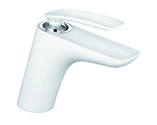 Приобрести Смеситель для раковины Kludi Balance 520269175 Белый Хром в магазине сантехники Santeh-Crystal.ru