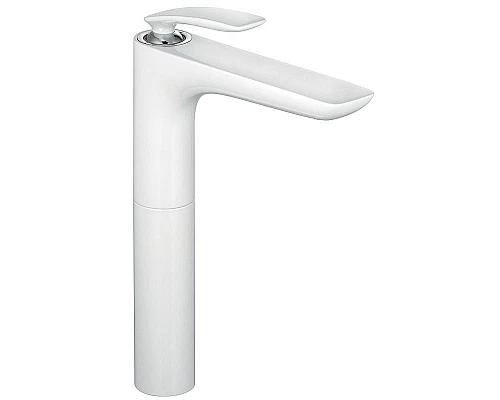 Купить Смеситель для раковины Kludi Balance 522989175 Белый Хром в магазине сантехники Santeh-Crystal.ru