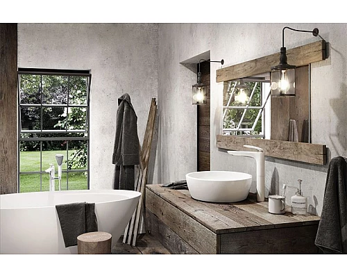 Купить Смеситель для раковины Kludi Balance 522989175 Белый Хром в магазине сантехники Santeh-Crystal.ru