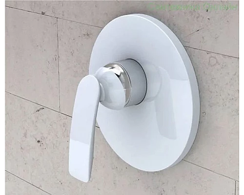 Купить Смеситель для душа Kludi Balance 526559175 Белый Хром в магазине сантехники Santeh-Crystal.ru